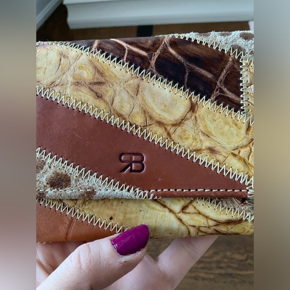 Vintage RENATO BALESTRA Italia Women’s Leather Exotic Skin Medium Wallet Unisex - Picture 5 of 14